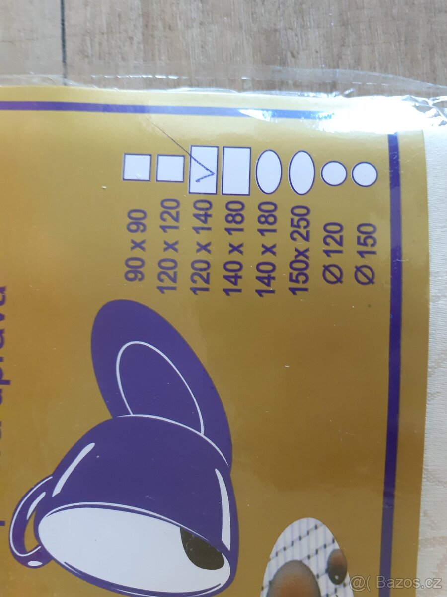 Prodám 3 látkové ubrusy - nové - 3