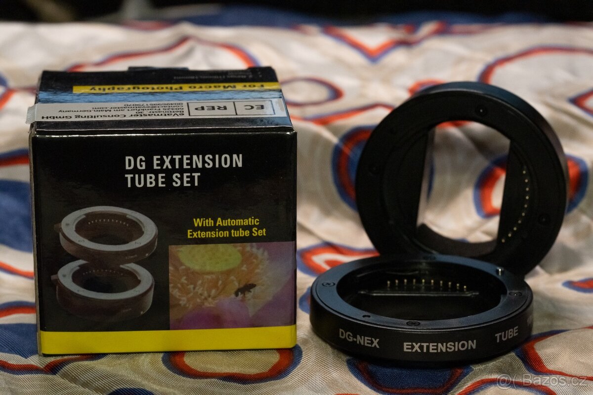 Automatické Makro kroužky pro Sony E - 3