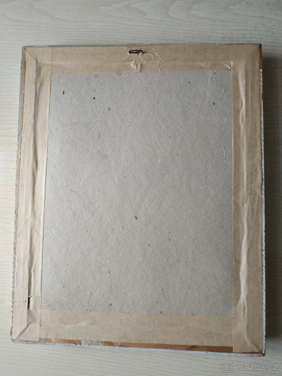 Historický portrét_pastel na kartonu, originál - 3