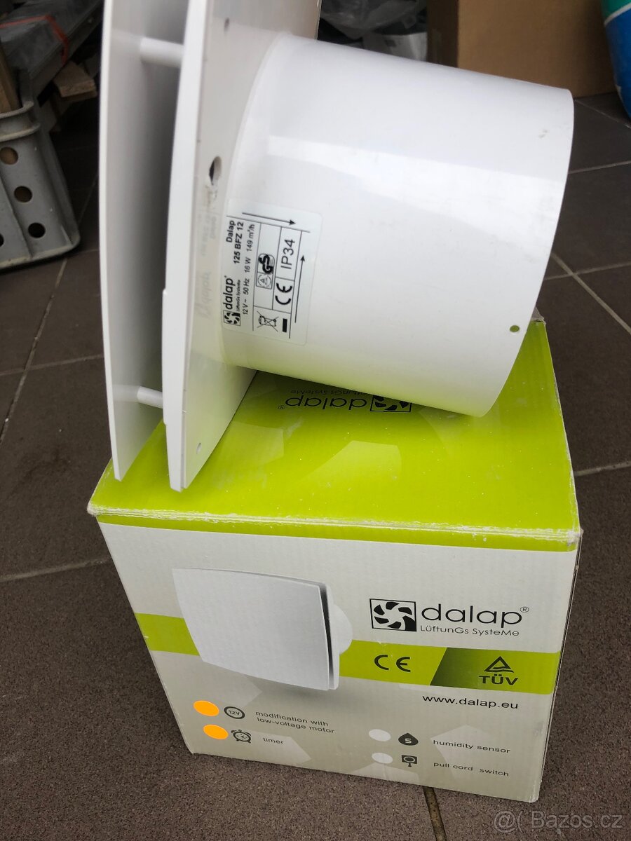 Ventilátor Dalap 125 BFZ 12V - 3