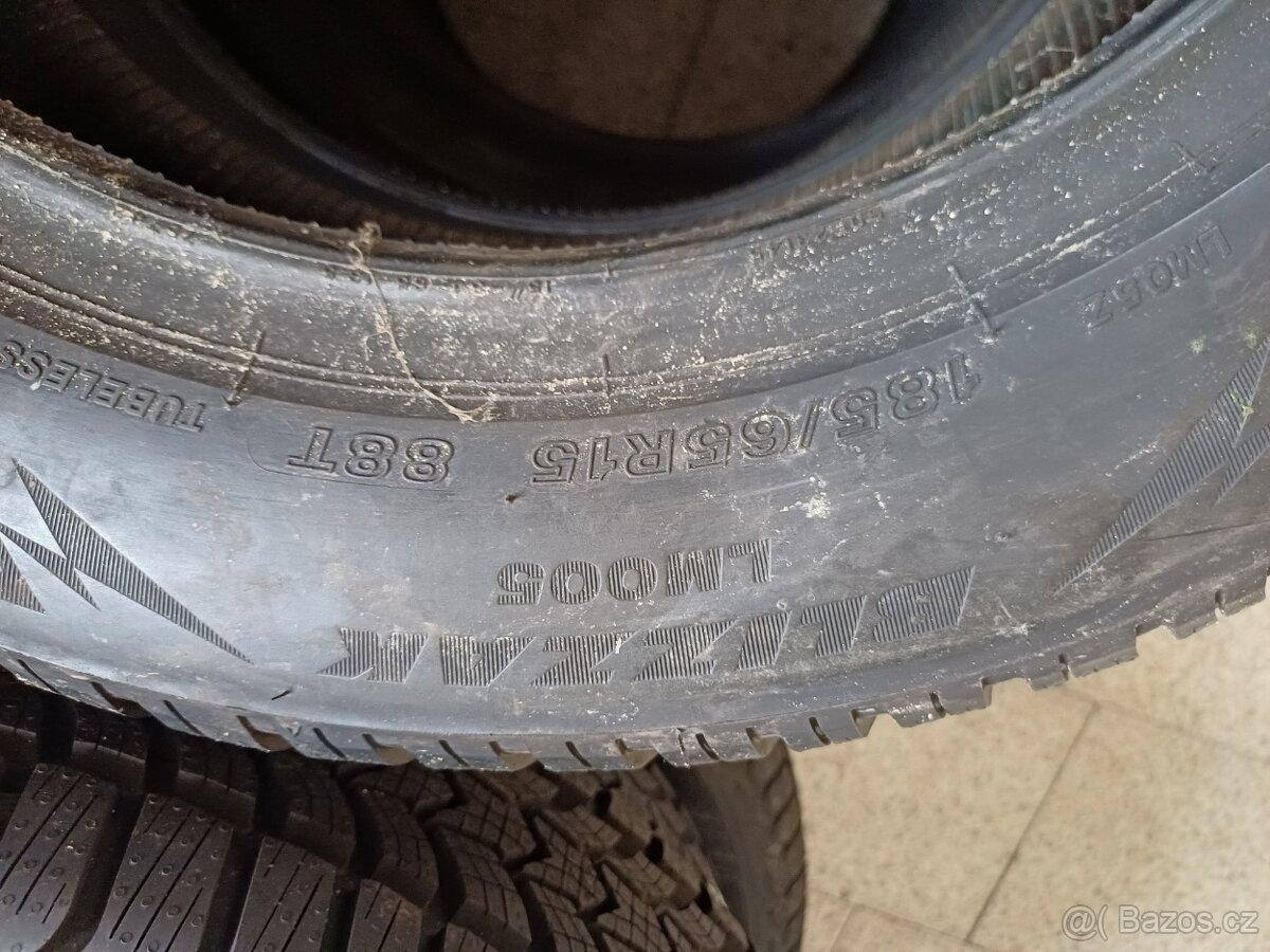 185/65r15 zimni sada nova Bridgestone - 3
