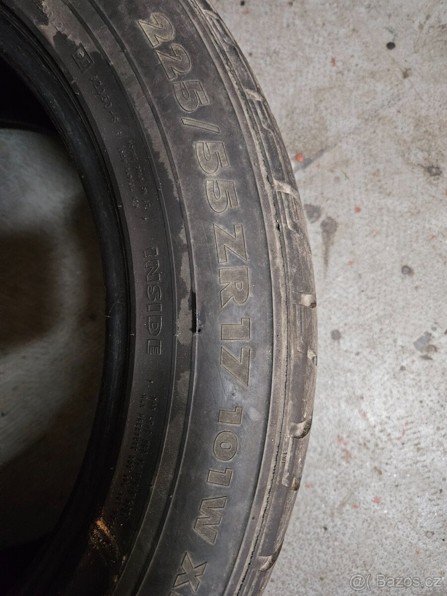 Prodám pneumatiky 225/55/17 101W - 3