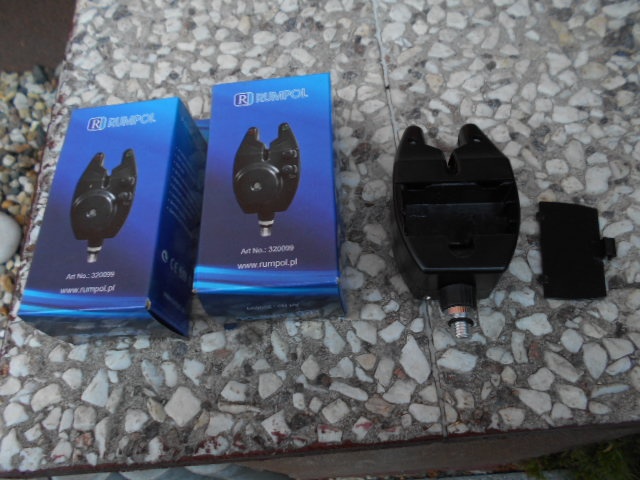 rybářské hlásíče 9-volt. baterii NOVÉ - 3