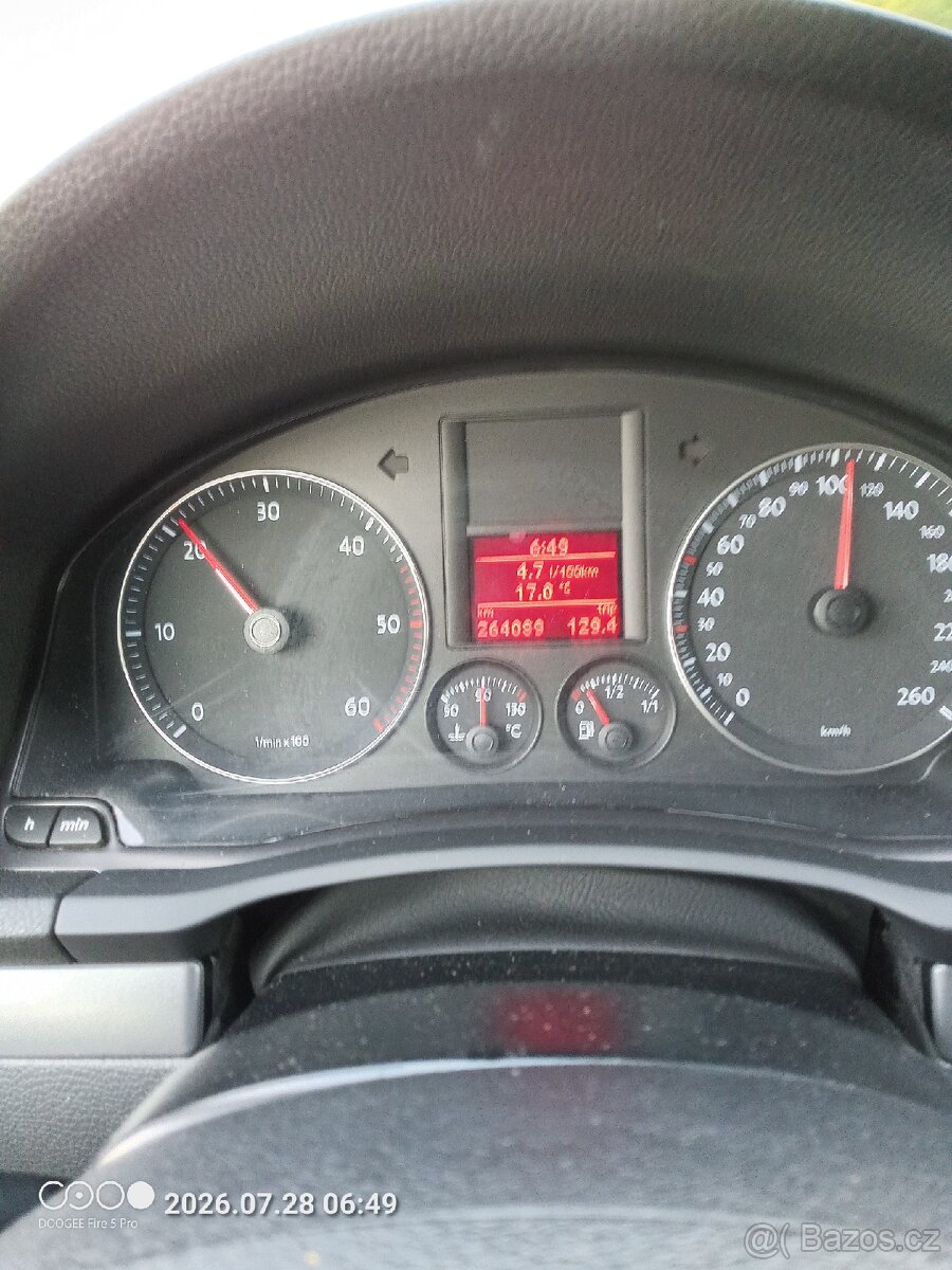 Prodám golf 5 1.9 TDI 2007 STK 11.2027 - 3