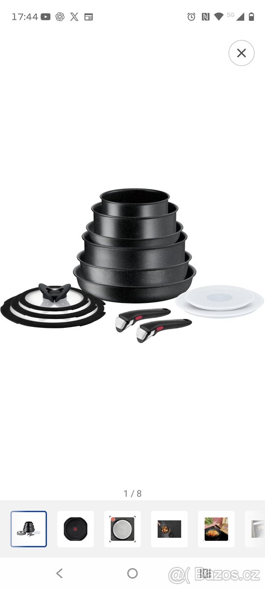 Sada nádobí Tefal Ingenio Black Stone 13 ks - 3