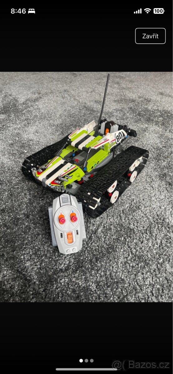 Lego technic pásové auto - 3