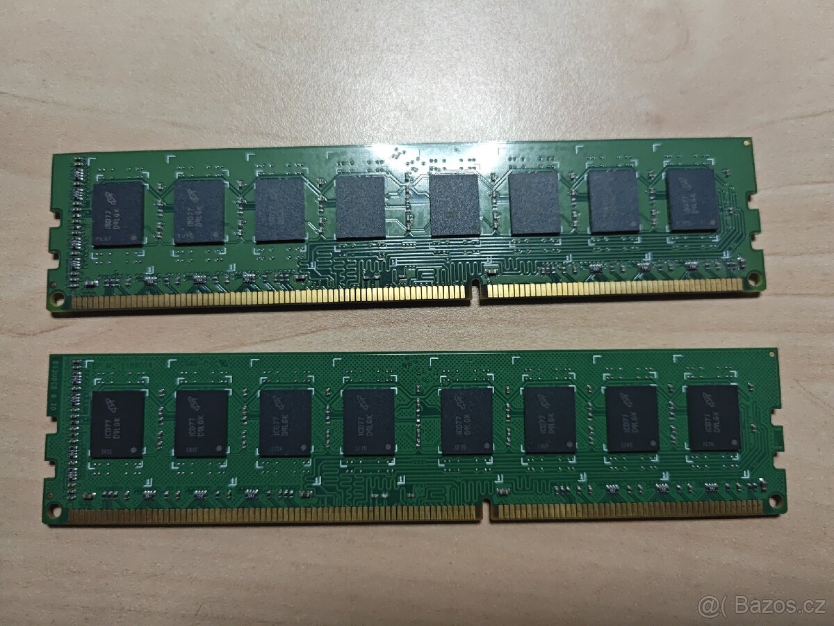 RAM paměť transcend 2 x 4 GB DDR3 1333 DIMM CL9 - 3
