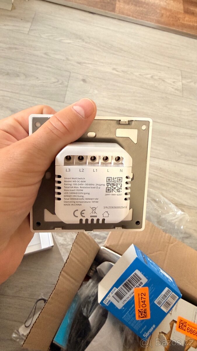 Sonoff SwitchMan M5-3C-86W (Matter) - 3
