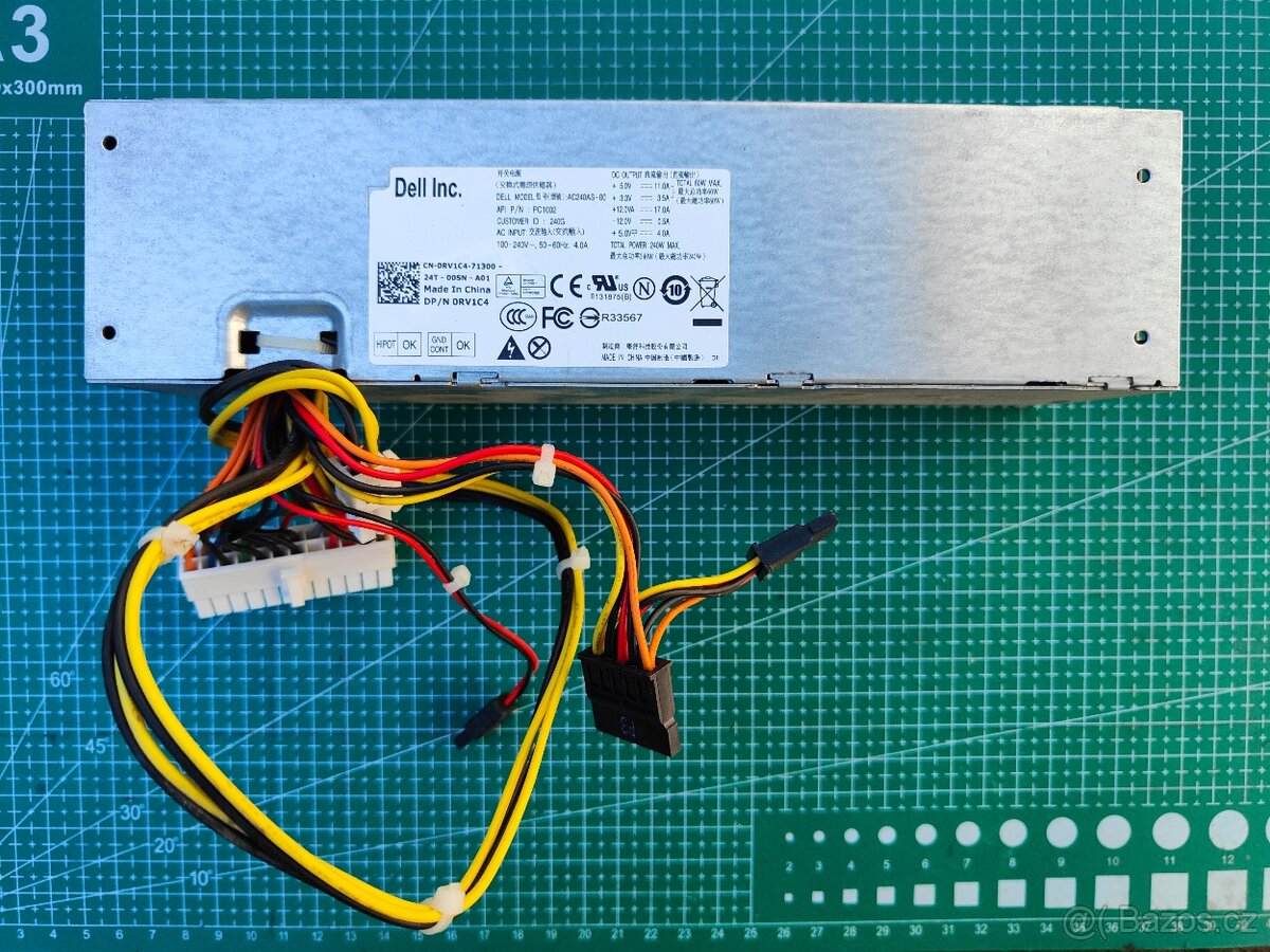 2× zdroj Dell OptiPlex SFF 240W AC240AS-00 / 0RV1C4 - 3