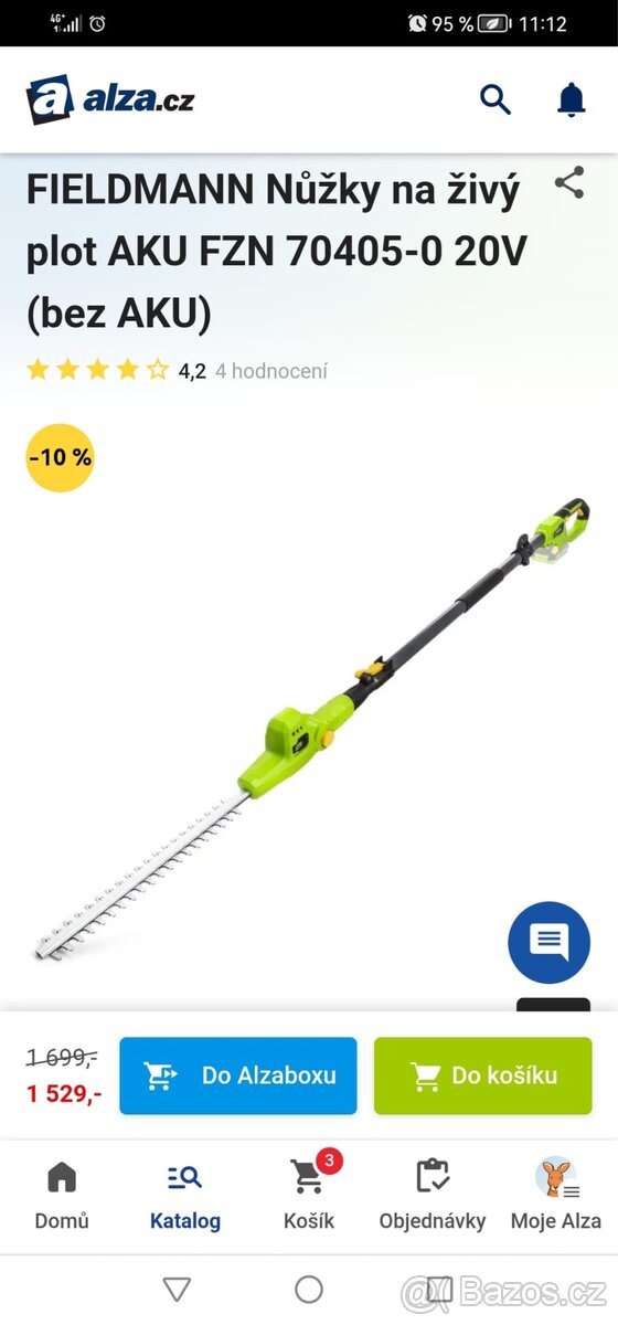 Aku teleskopické nůžky - 3