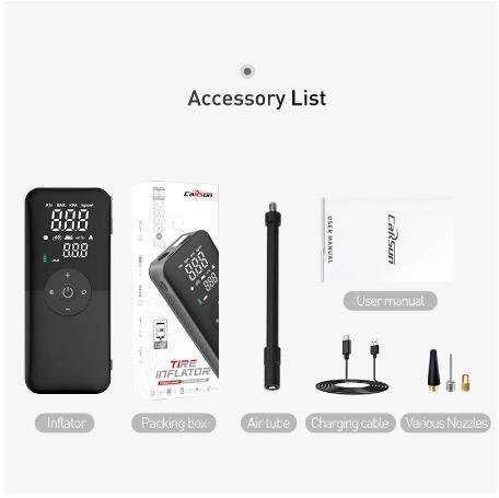 PŘENOSNÁ DOBÍJECÍ PUMPIČKA - NEROZBALENO - 3