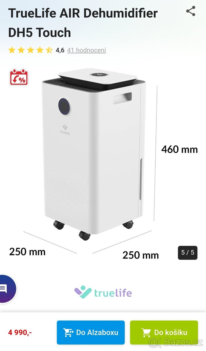 Odvlhčovač vzduchu TrueLife - 3