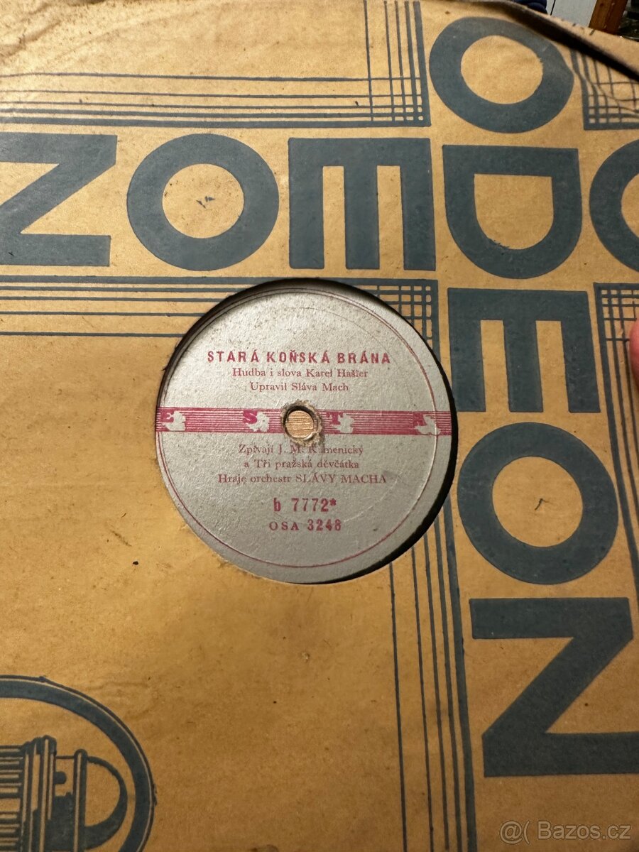 Staré šelakové gamofonové desky - 71 ks - 3