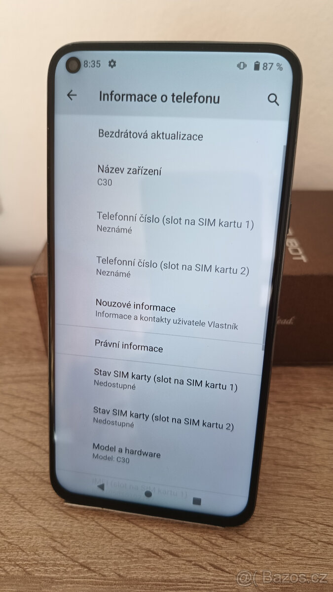 CUBOT C30, 8/128GB (čtěte popis) - 3