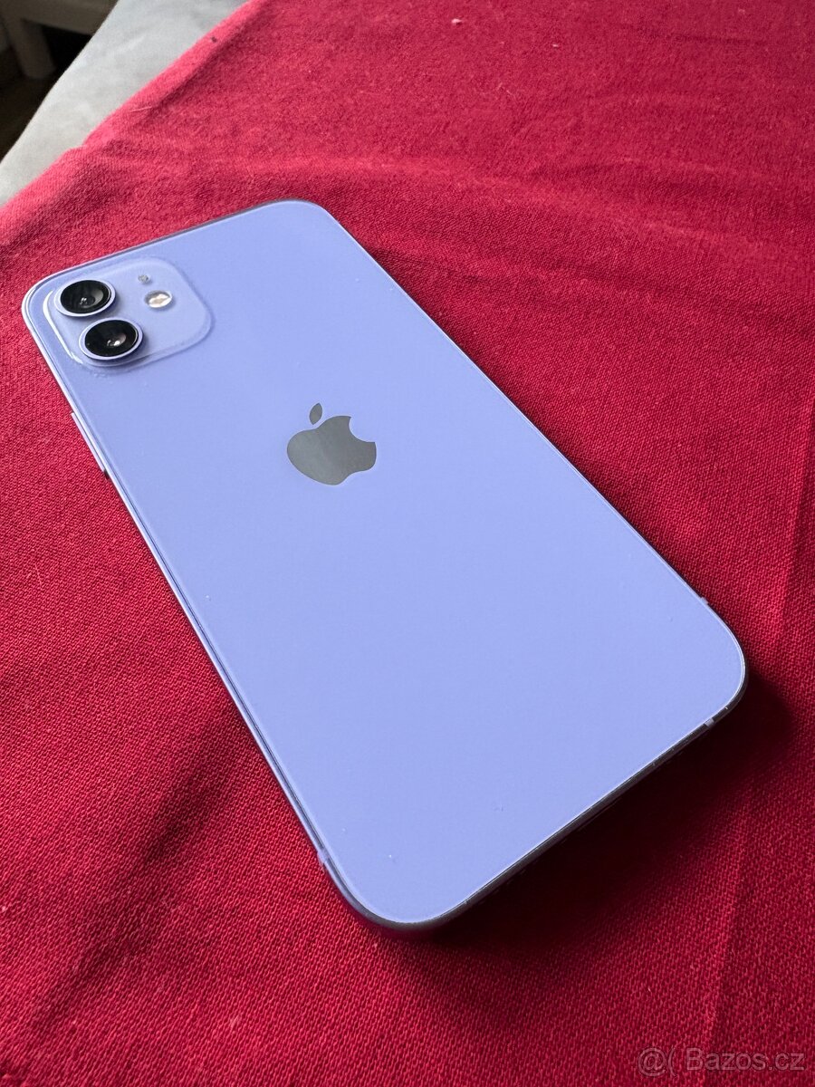 APPLE iPhone 12 128 Fialovy 85% A+++ - 3