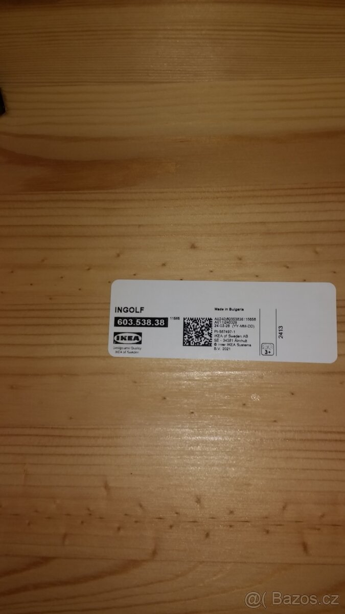 Dětská dřevěná židle IKEA Ingolf - 3