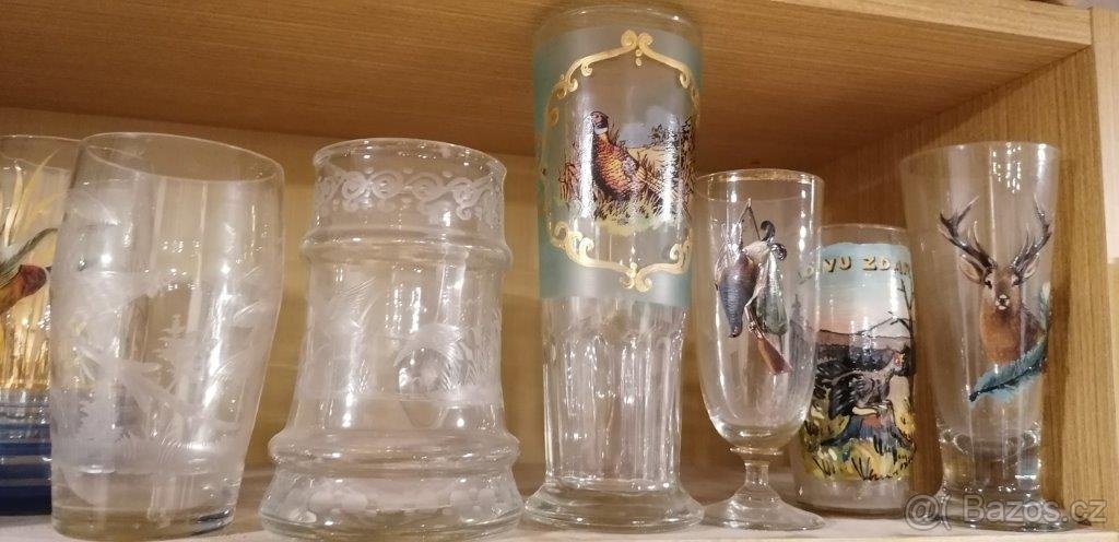 Sklenice a Půllitry s Mysliveckou tematikou - 3