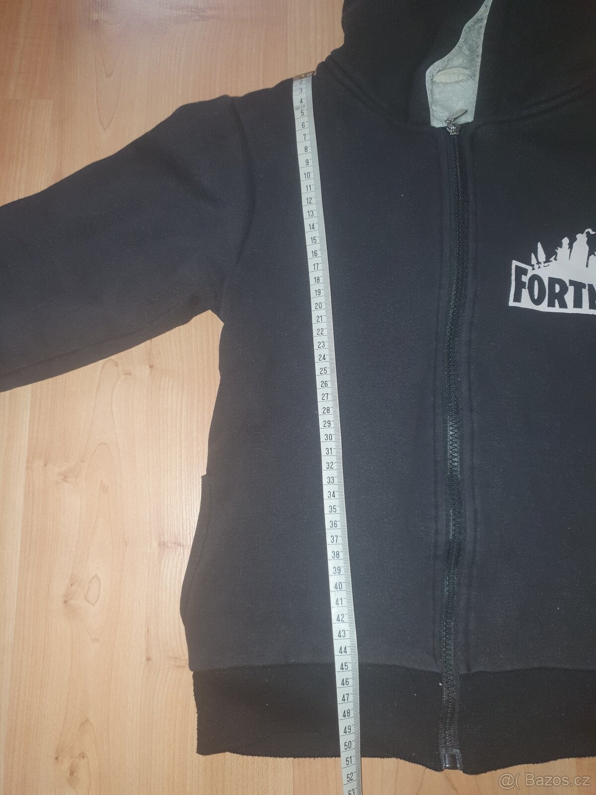 Černá mikina fortnite teplá cca 128/134 - 3