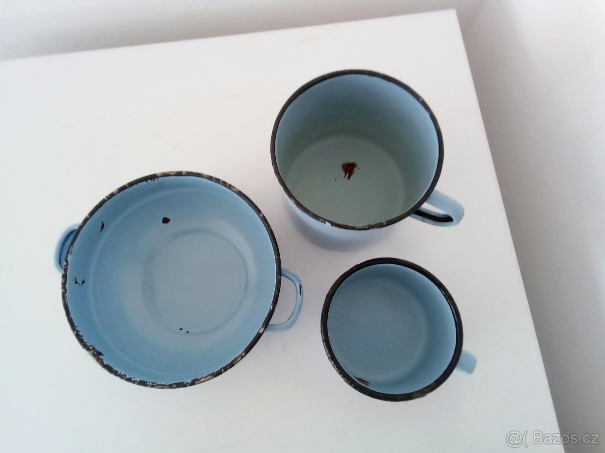 Staré, smaltované nádobí - 3