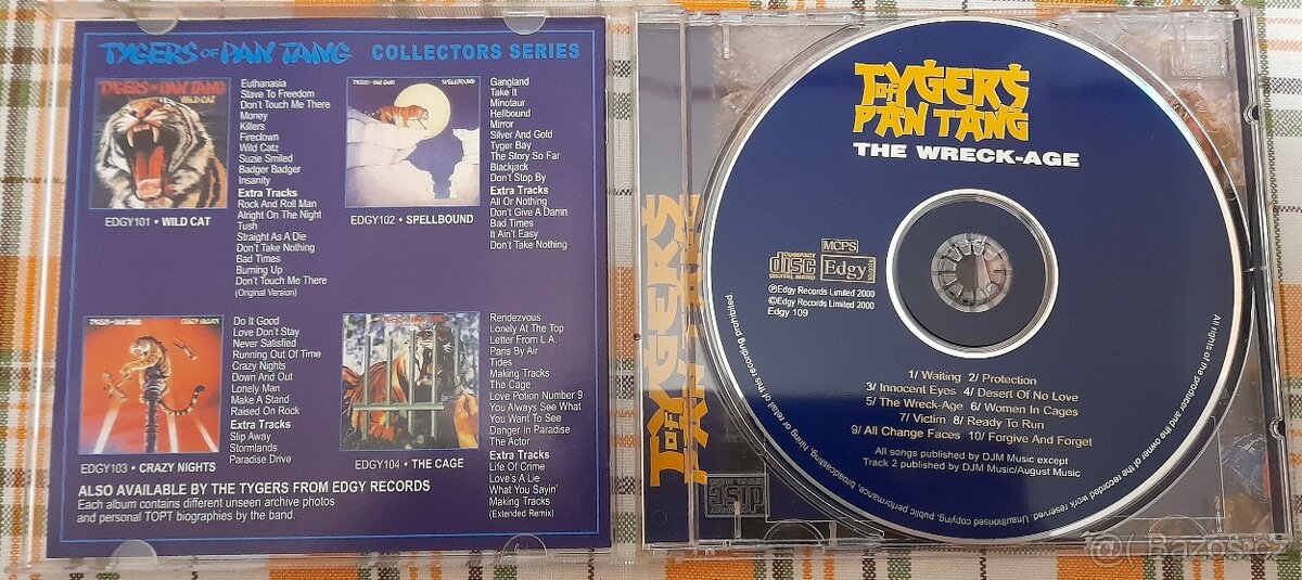 CD TYGERS OF PAN TANG - THE WRECK AGE 1985 UK - 3