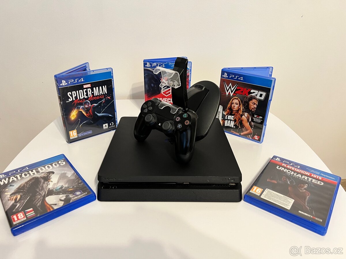 PlayStation 4 Slim 1TB (PS4) slušný stav - 3