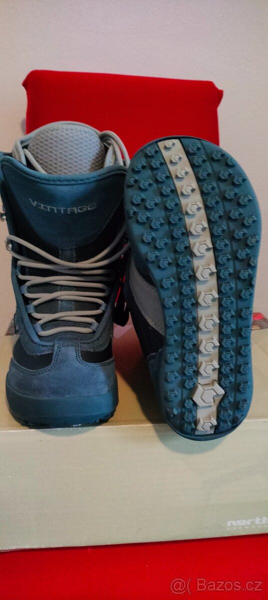 Snowboardové boty značka Vintage modré - 3