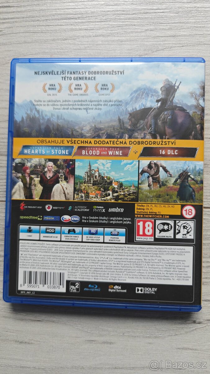 Zaklínač 3: Divoký Hon - EDICE HRA ROKU CZ (PS4) - 3