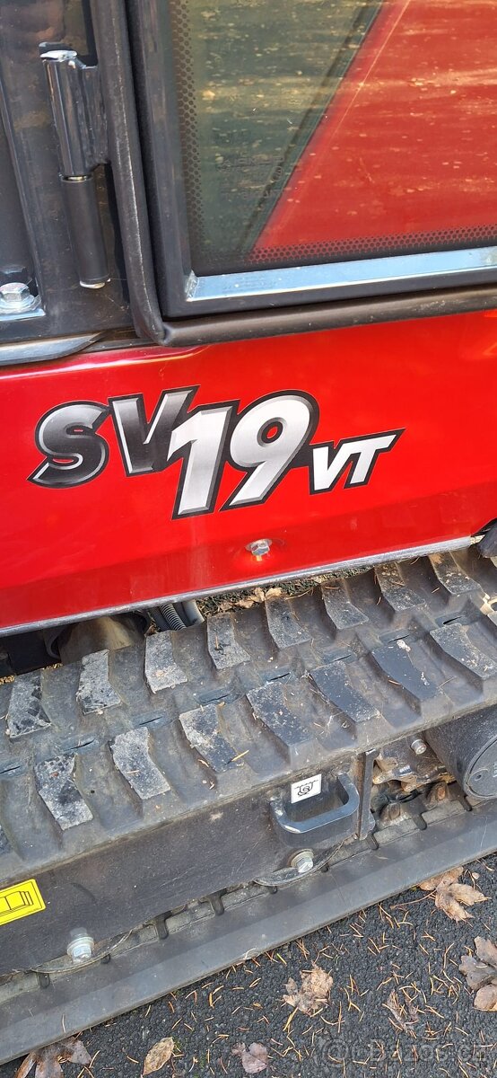 Pásové rypadlo Yanmar SV19 - NOVÝ - 3