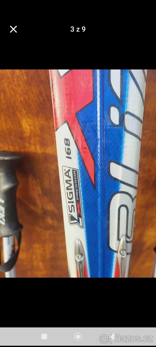 Lyže Blizzard 168 Sigma x Pressor + hole - 3