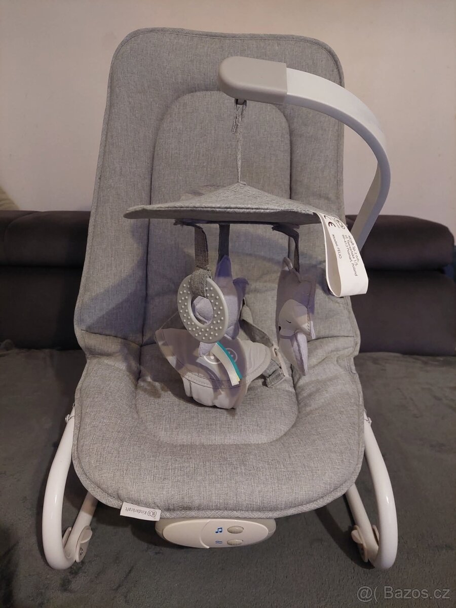 Polohovací vibrující lehátko,sedátko s melodiemi - 3