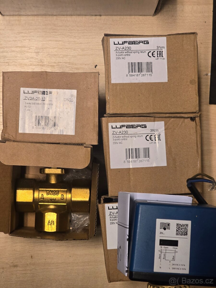 Zónový ventil Luftberg 1" třícestný - 3