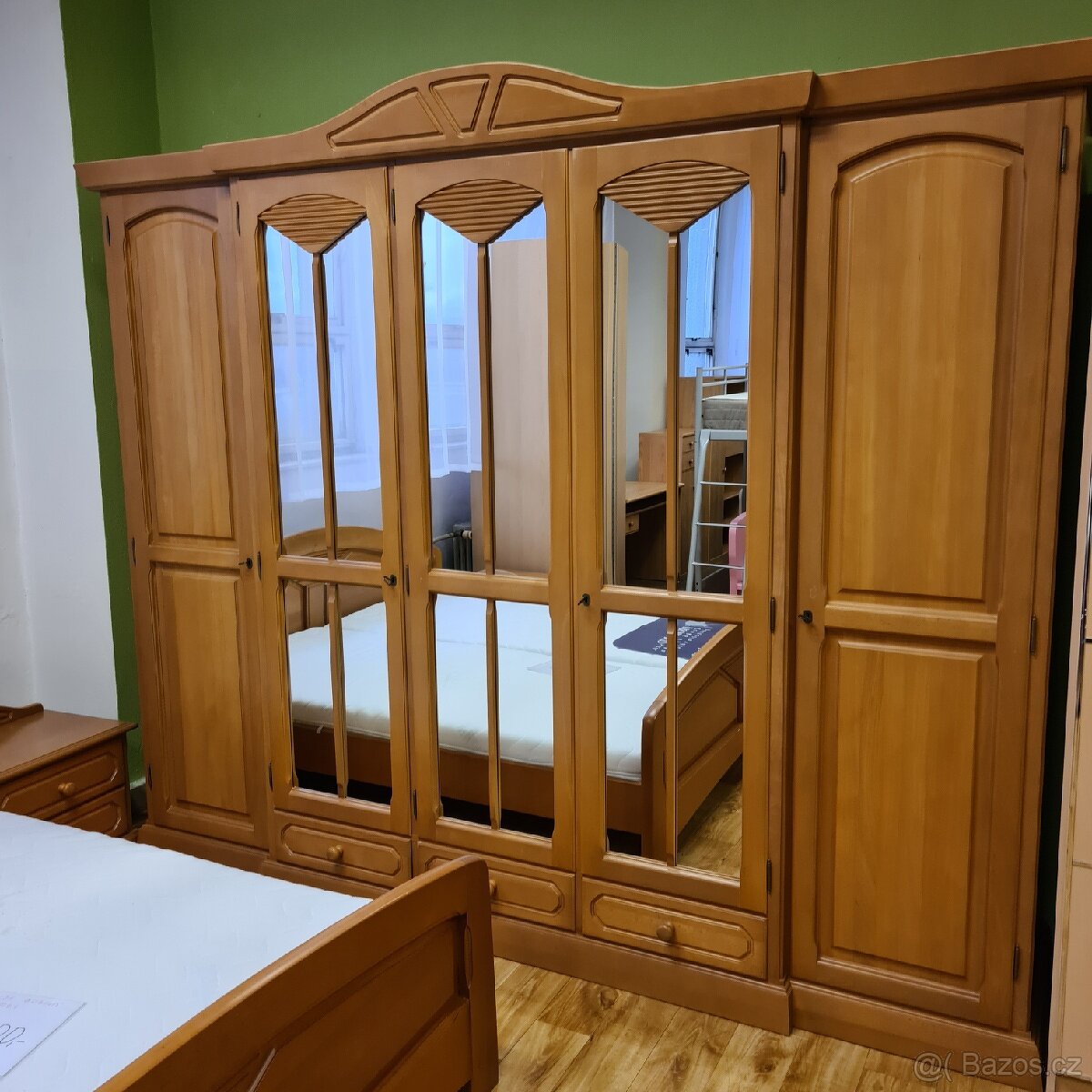 Masivní skříň buk dovoz Německo - 3