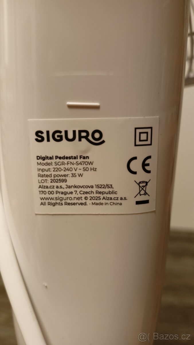 Ventilátor Siguro Silent Wind S470W - 3