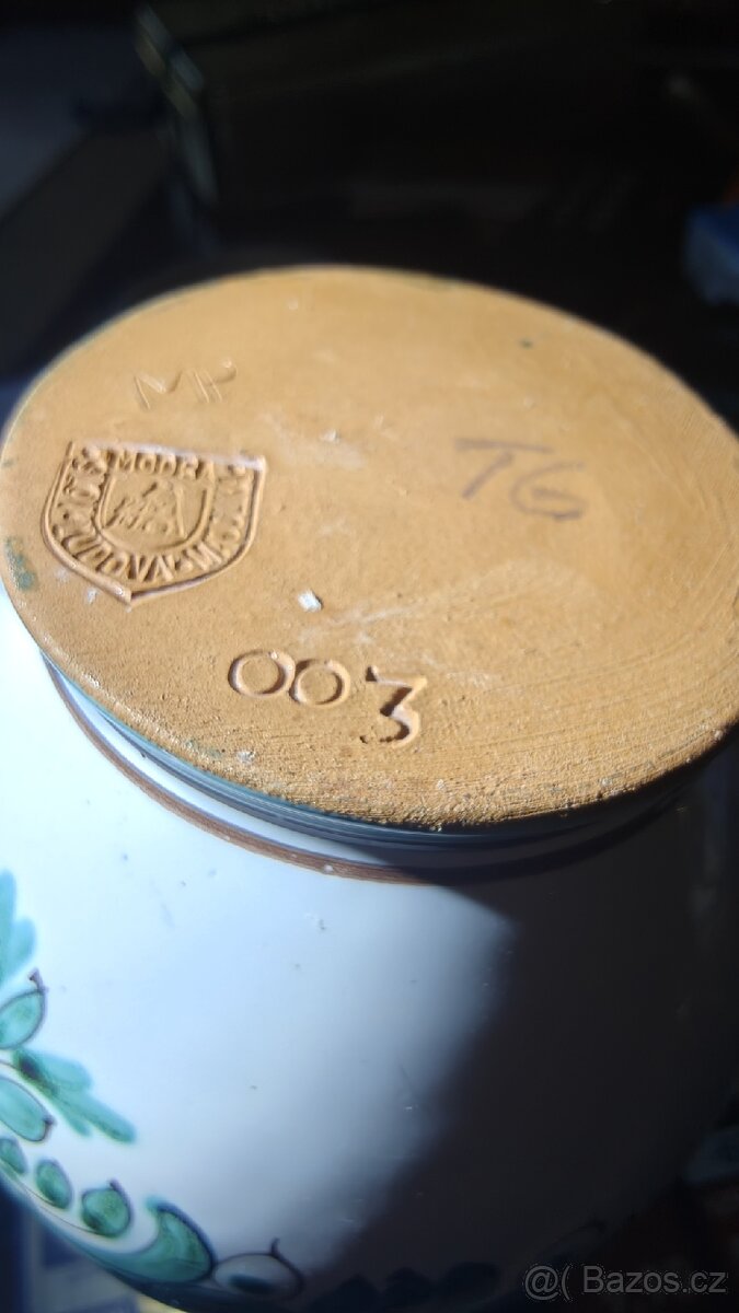 Sběratelský džbánek Modranská majolika - 3