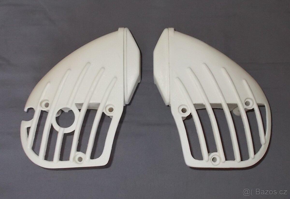 Kryt karburátoru Stadion S22, bílý (slonová kost). - 3