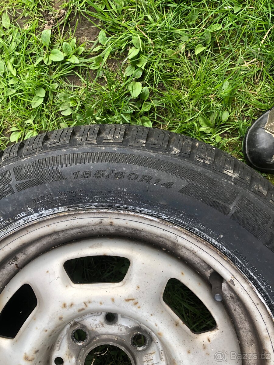 Predám zimné pneumatiky 4ks+disky - 3