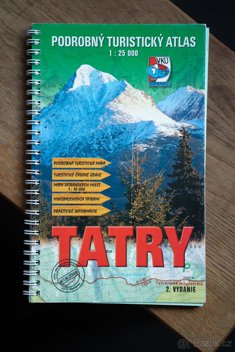 Různé mapy - Tatry, Zakarpatská Ukrajina, Polské krkonoše - 3