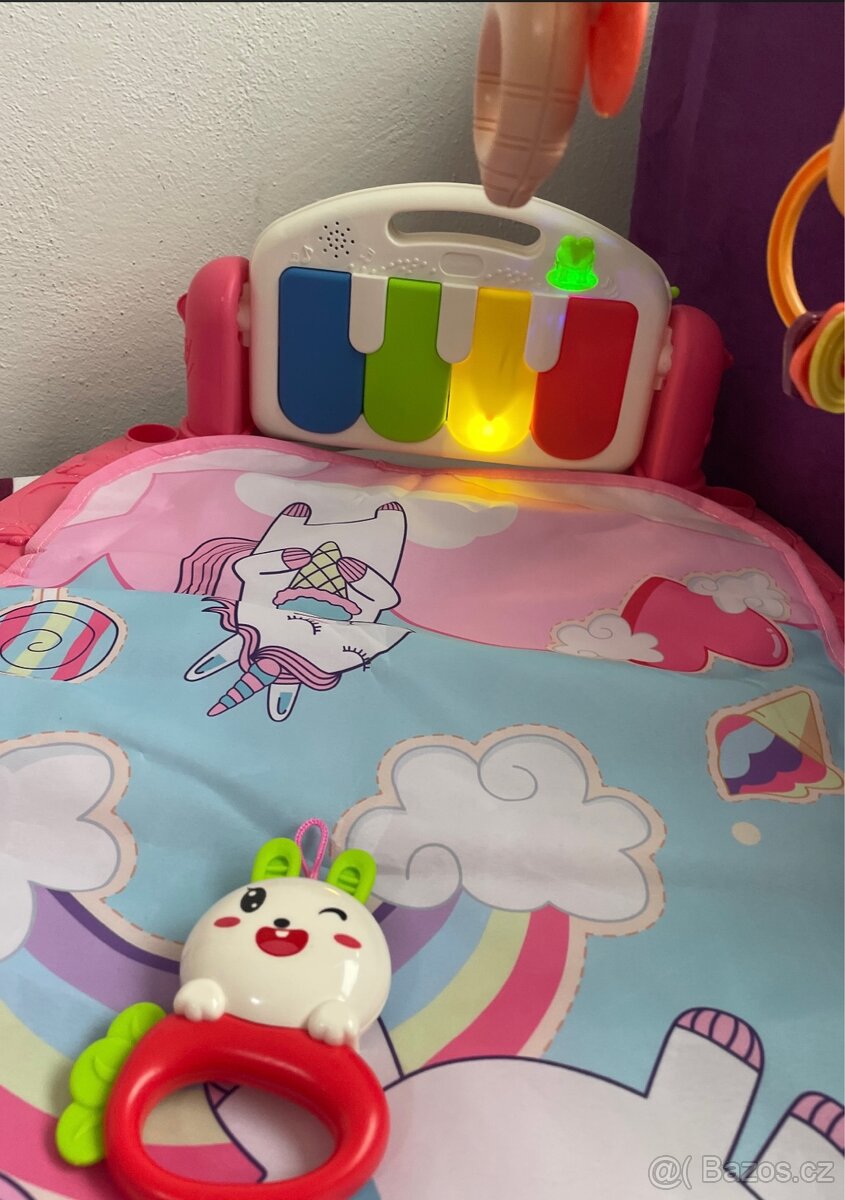 Hrací podložka - růžová - 3