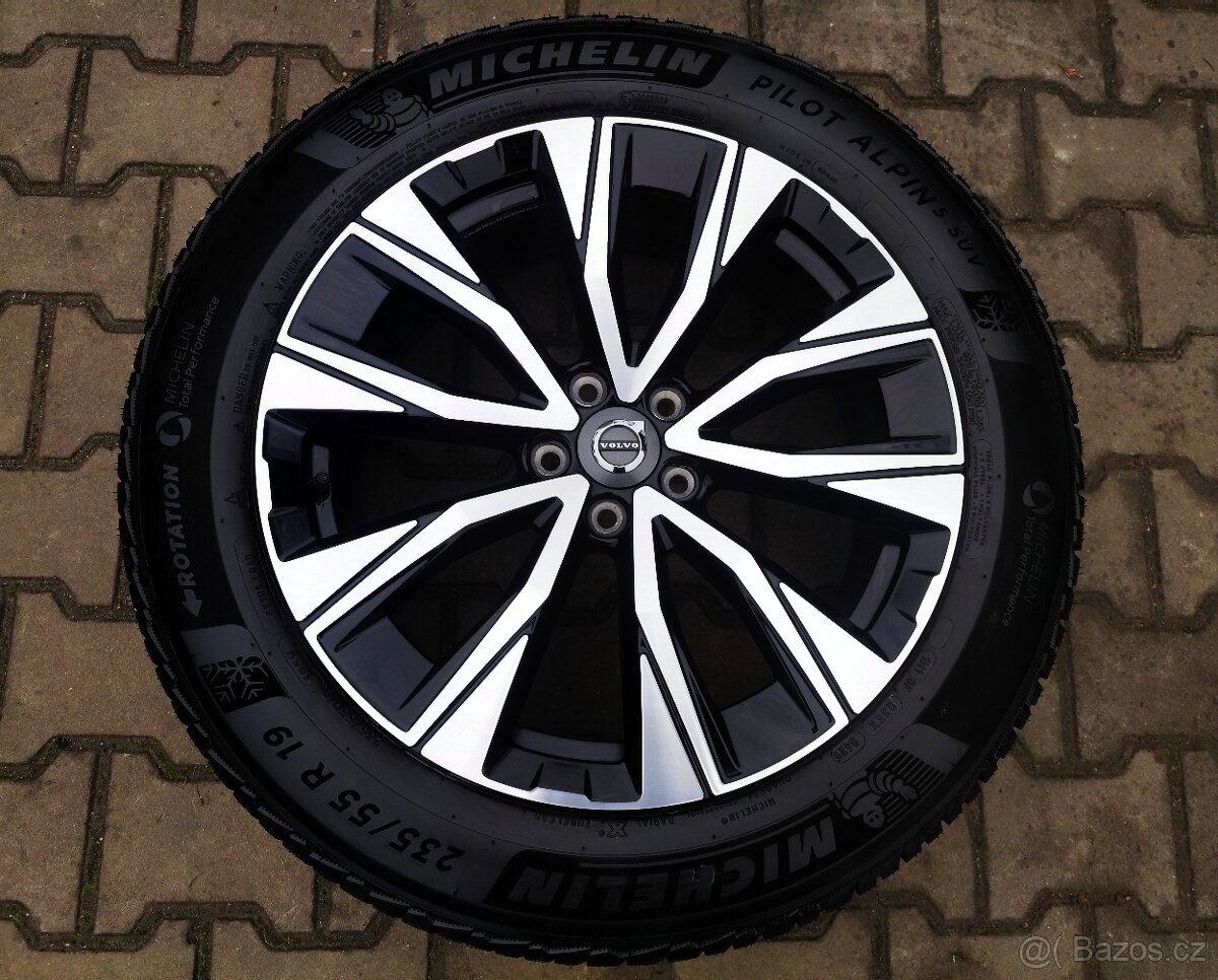 Alu kola originál Volvo XC60 5x108 R19 TOP ZIMNÍ SADA - 3