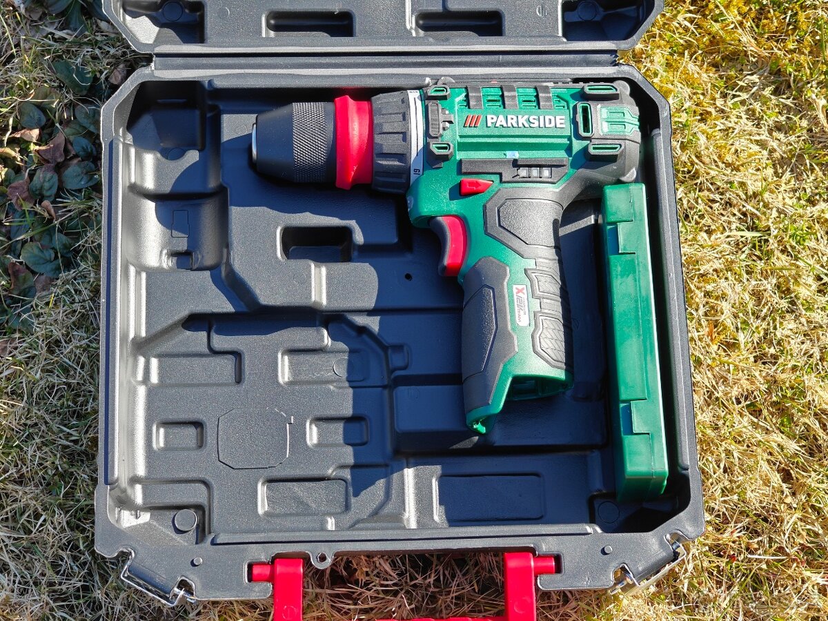 Aku vrtačka Parkside 12V + 2Ah baterka + nabíječka - nová - 3