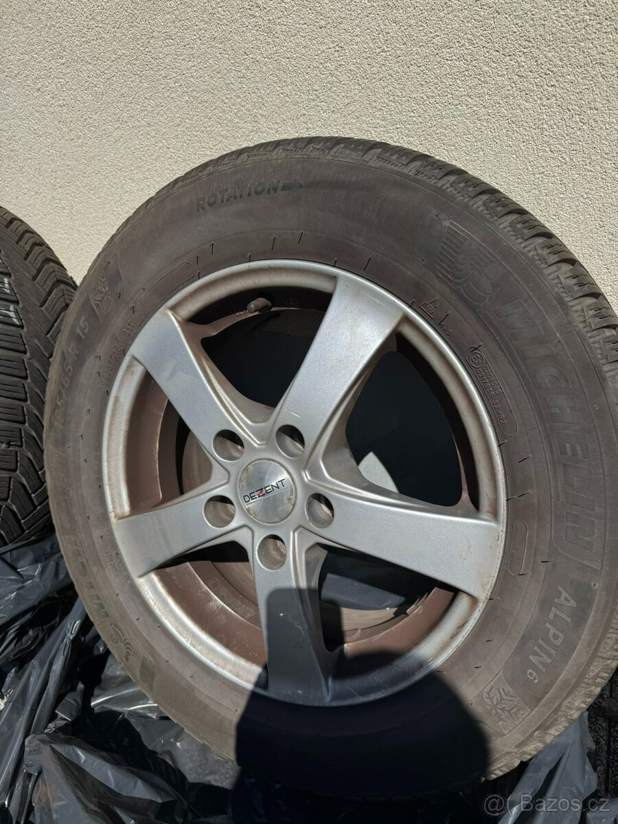 Disky na VW Golf 6 + zimní pneu Michelin - 3
