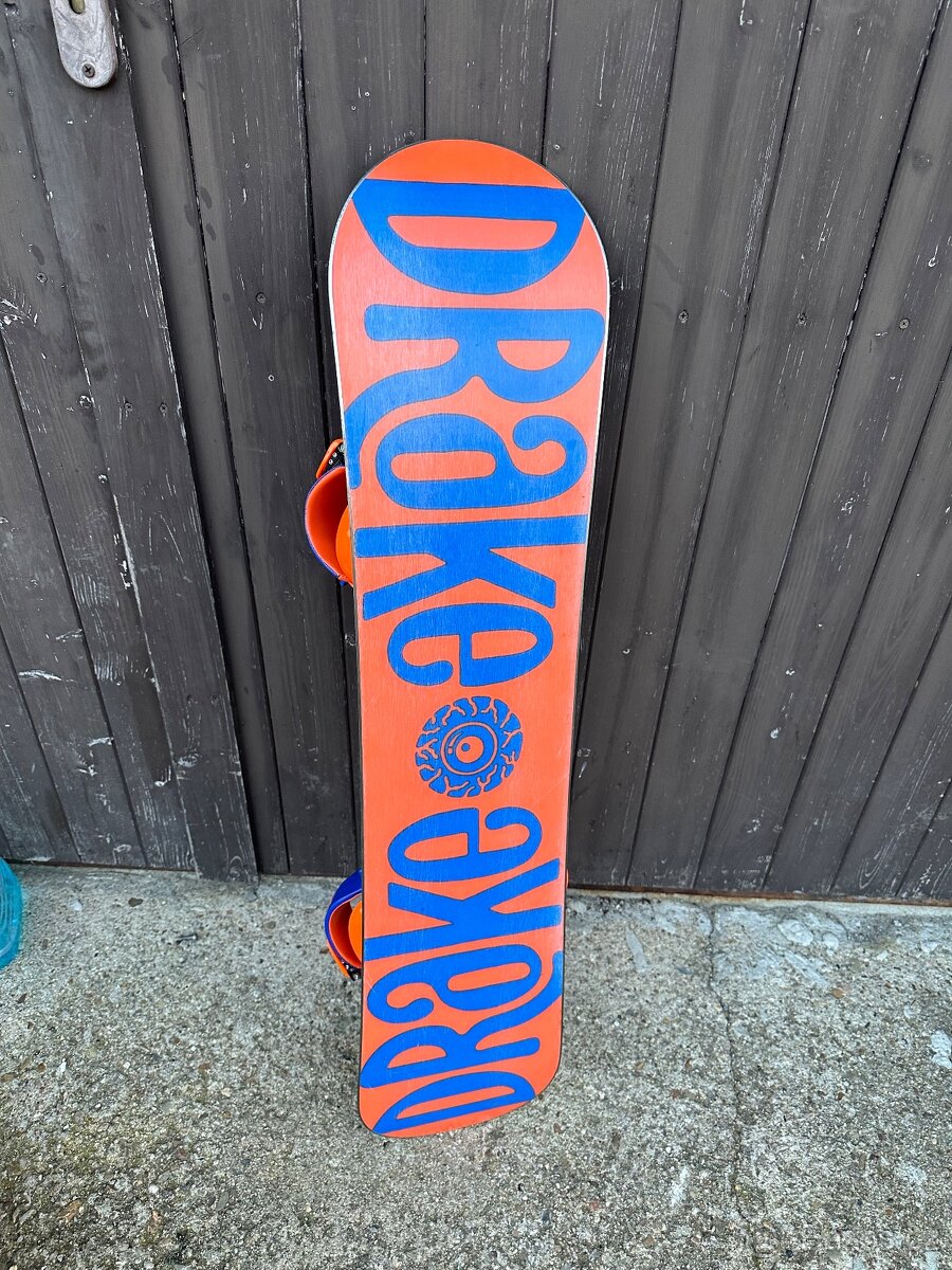 Dětský snowboard komplet drake 100 cm - 3