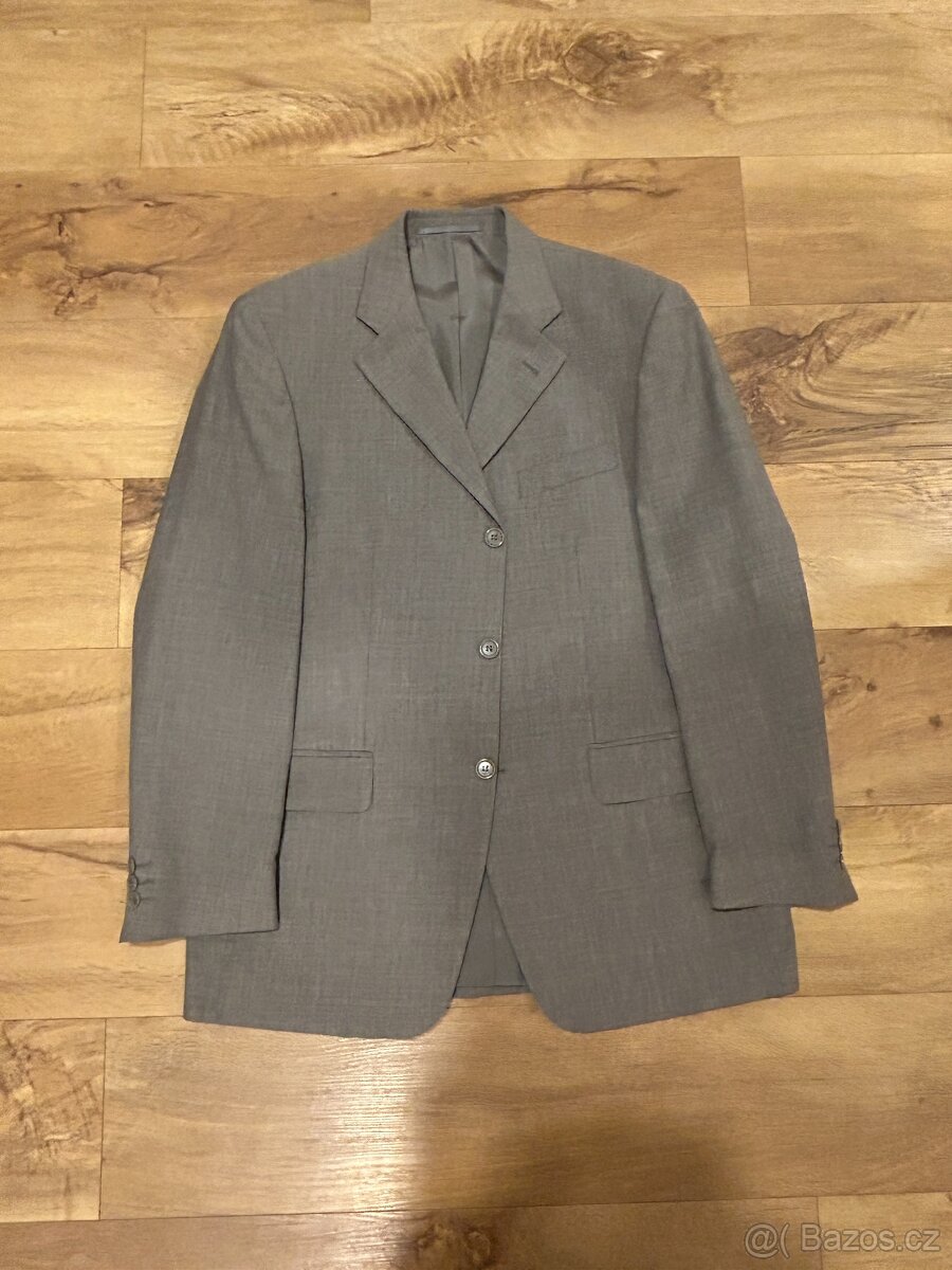 PÁNSKÝ SPOLEČENSKÝ ŠEDÝ OBLEK vel. 50 - 3