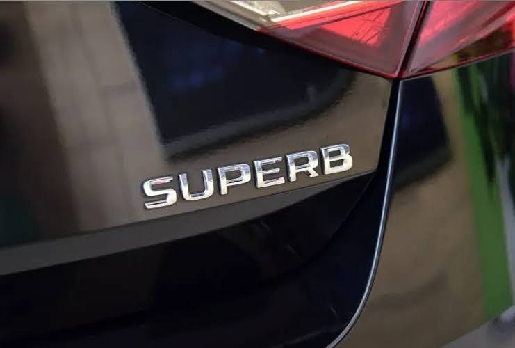 Škoda Nápis Černý/Stříbrný - 3