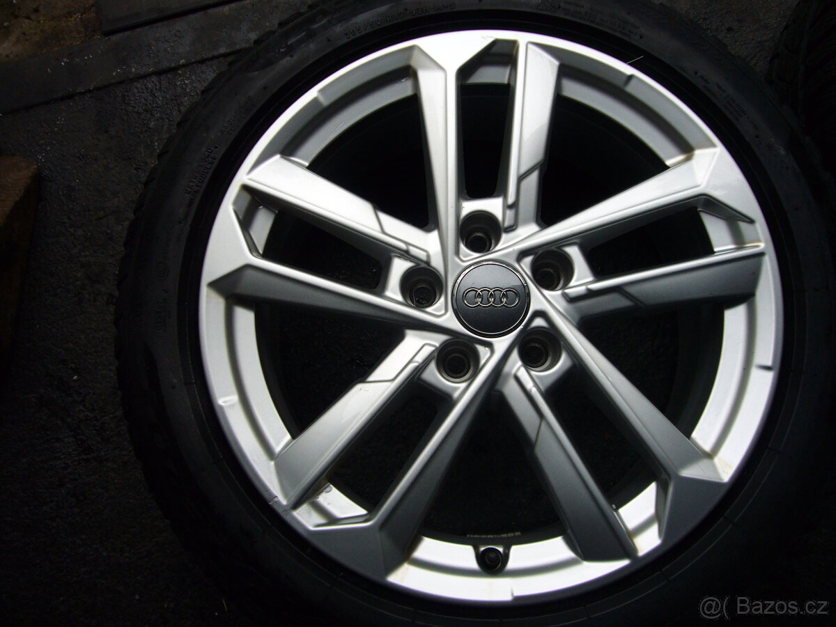 ZIMNÍ ALU KOLA AUDI-VW-ŠKODA-SEAT 17" 5x112 6,5" et-43, - 3