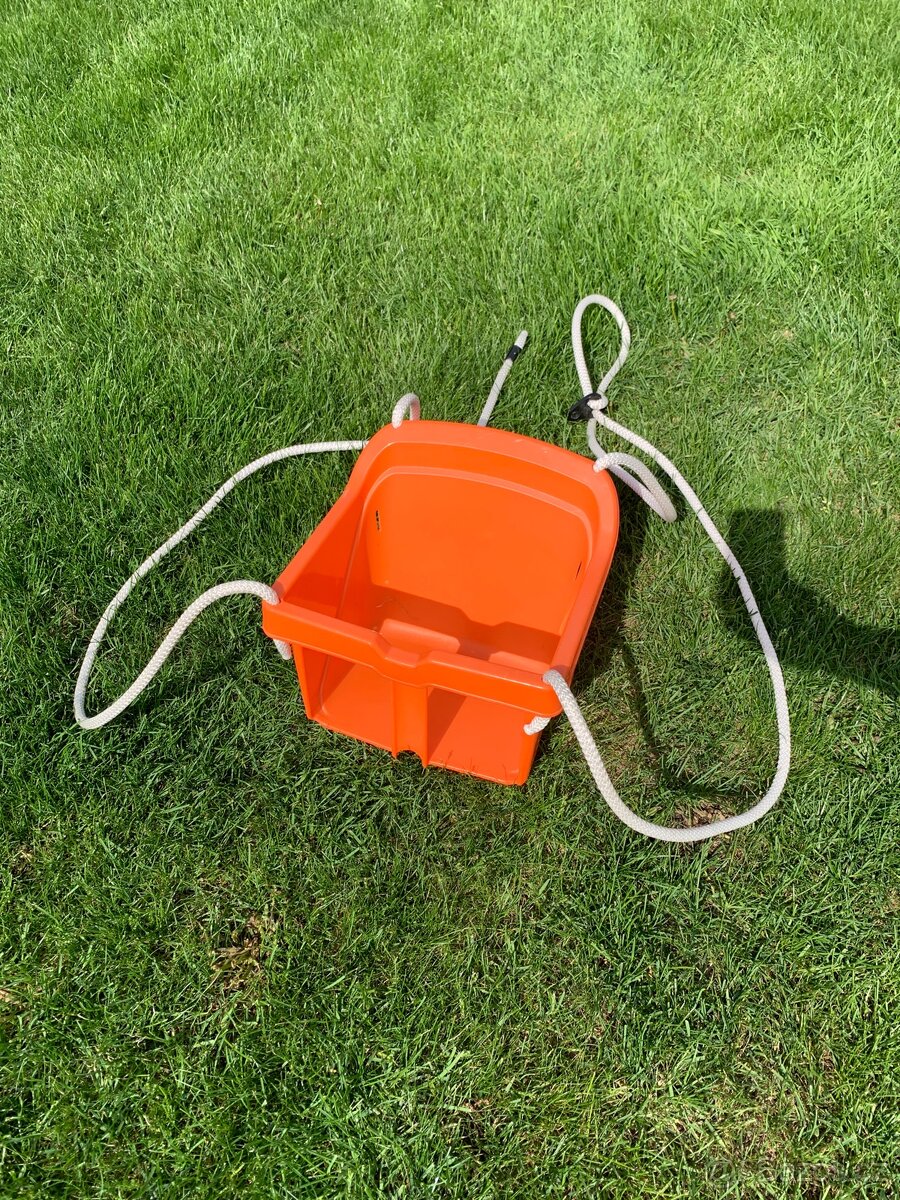 Houpací housenka, houpačka na zavěšeni, dětské boby - 3