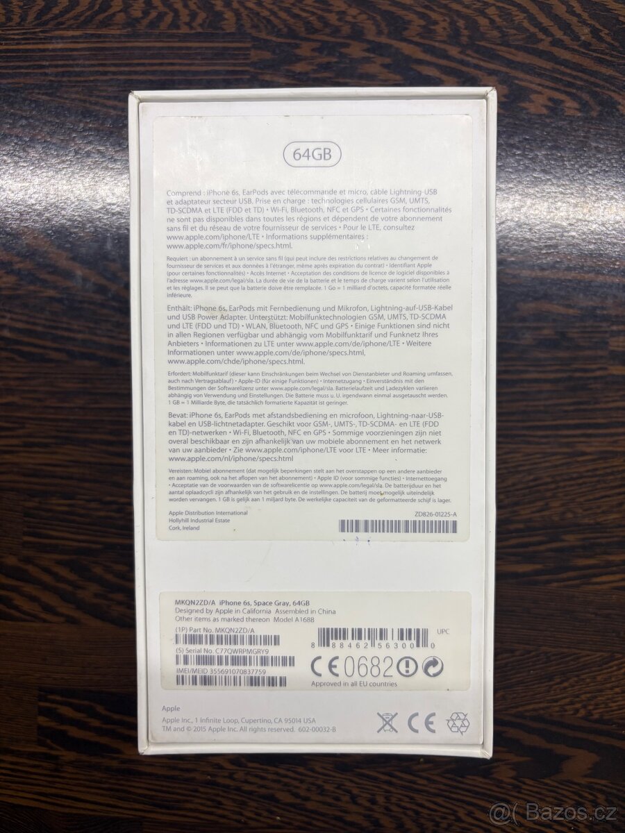 Krabička iPhone 6S vesmírně šedá - 3