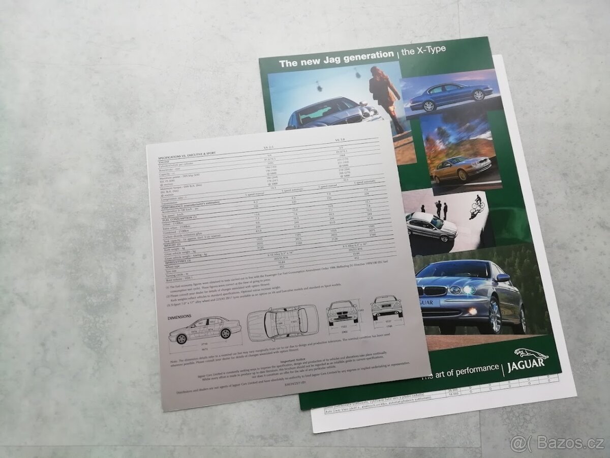 Jaguar X-type prospekty, ceník - doprava v ceně - 3