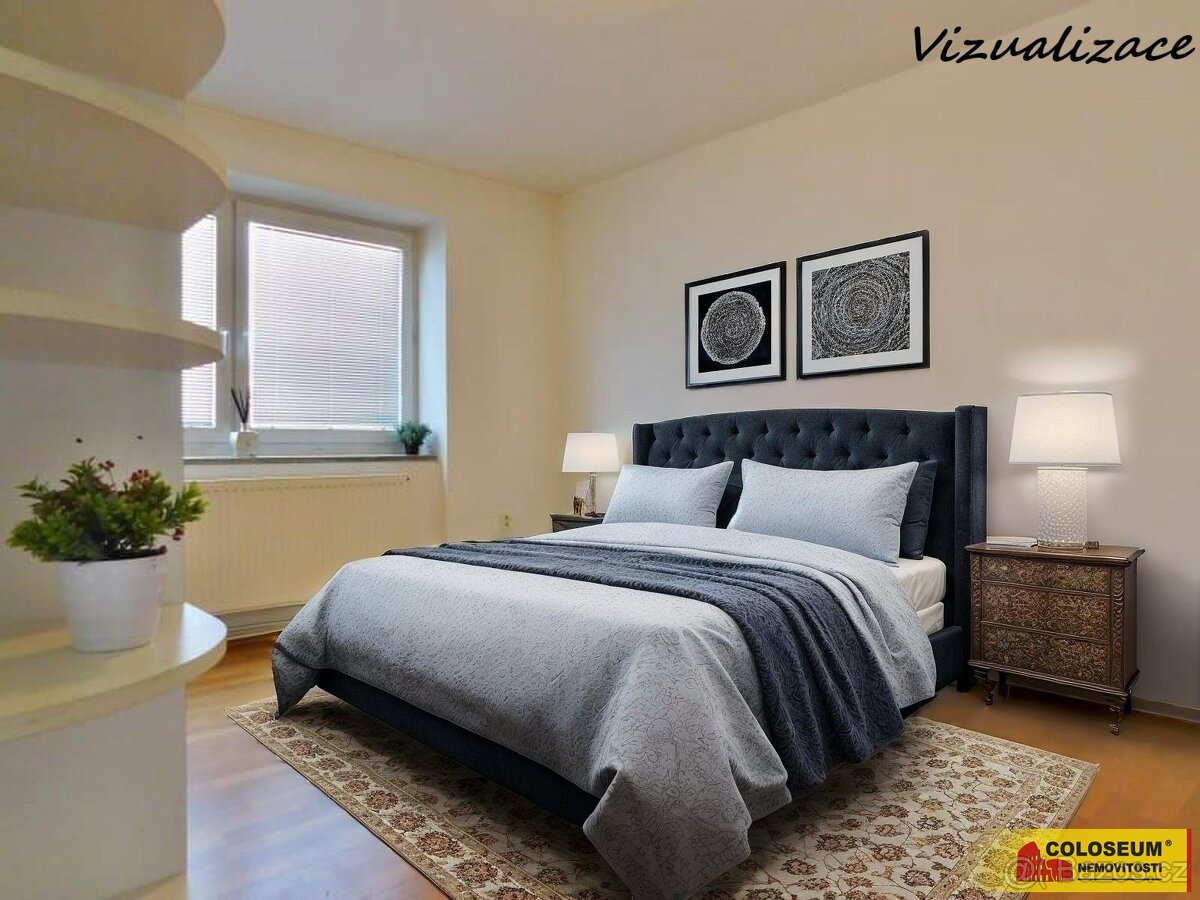 Hustopeče, byt OV 2+1, výhled do zeleně, krbová kamna, po re - 3