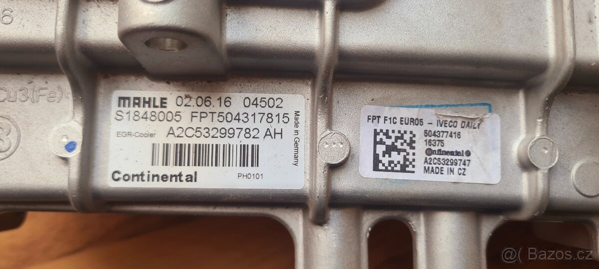 Eg ventil Iveco Daily 3.0, A2C53299747, A2C53299782 AH - 3